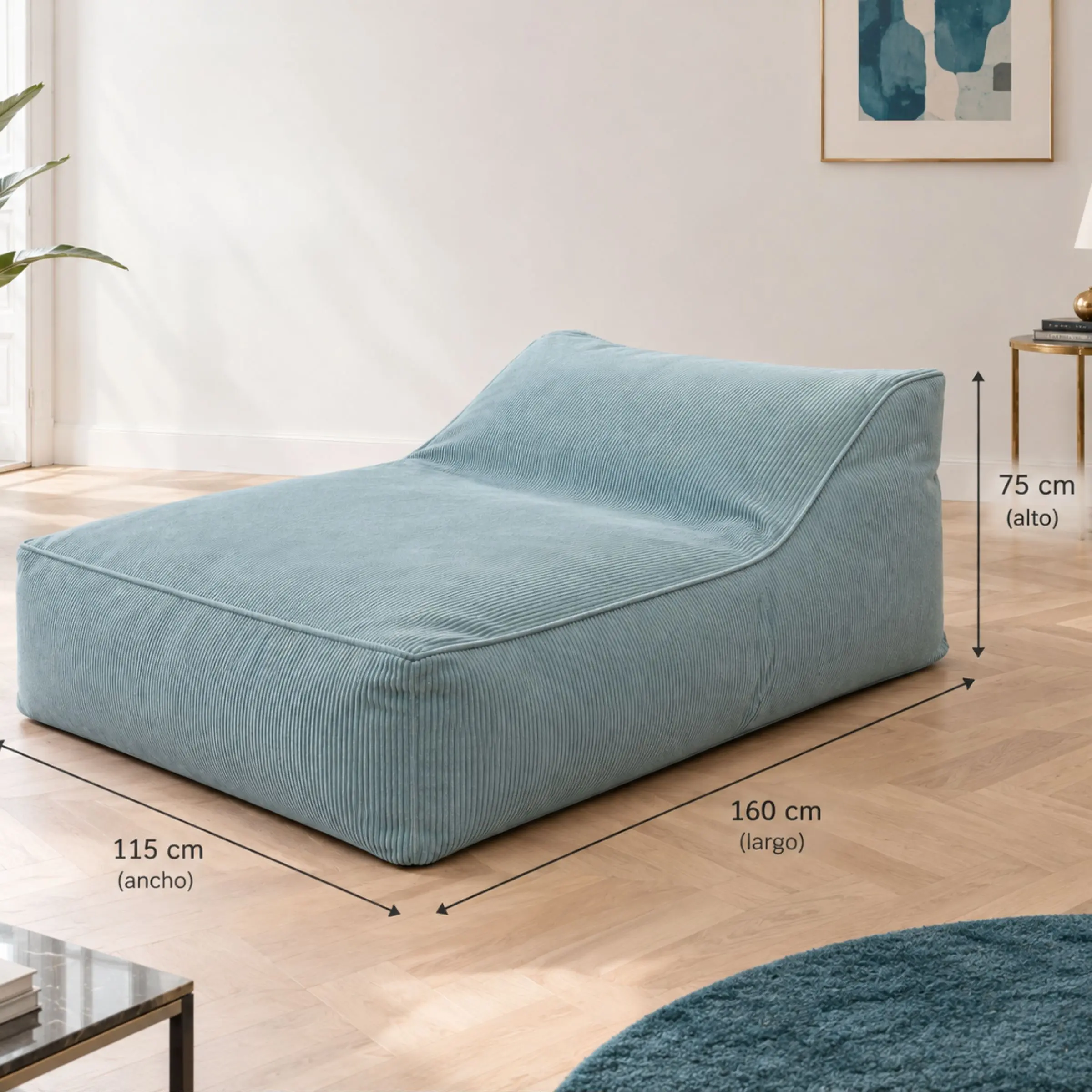 Puff Tumbona Interior